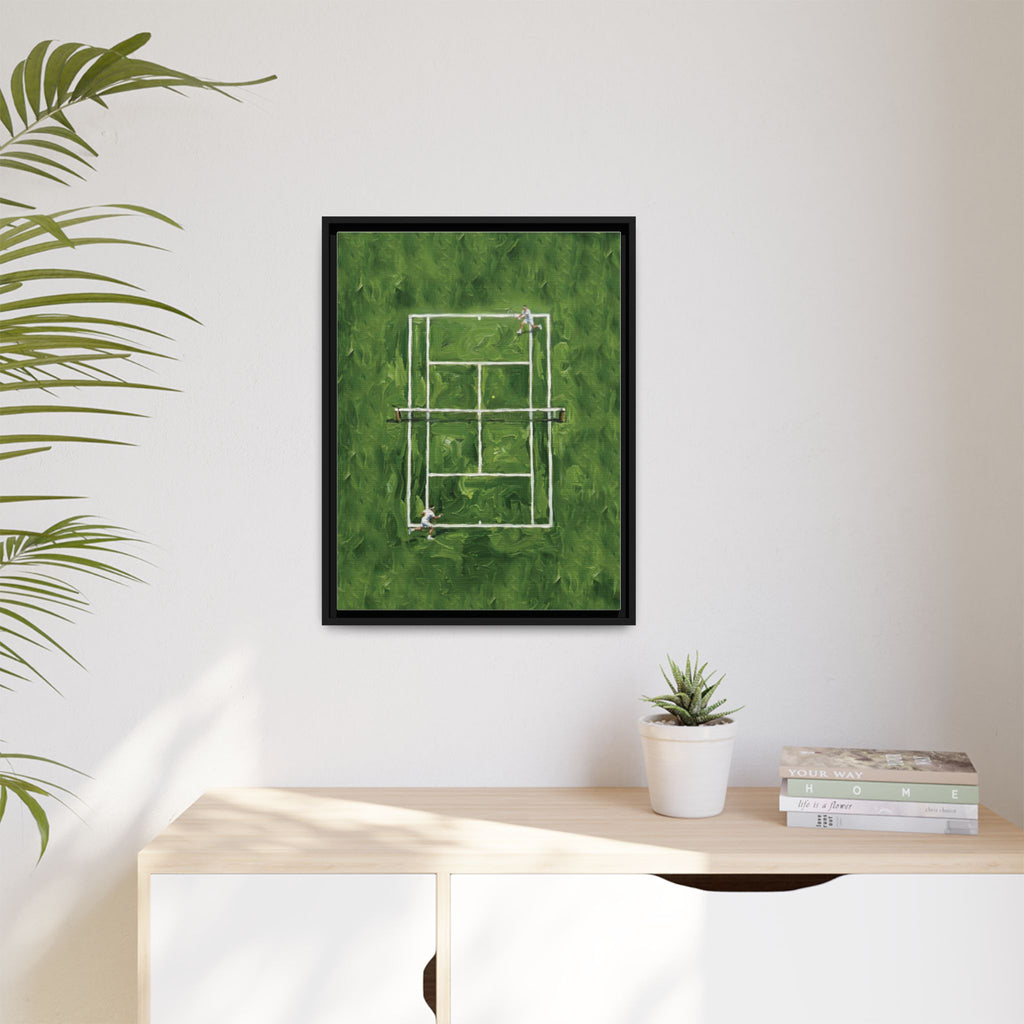 The Lawn - Canvas with Wooden Frame