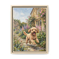 The Cockapoo - Print on Canvas with Wooden Frame