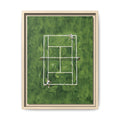 The Lawn - Canvas with Wooden Frame
