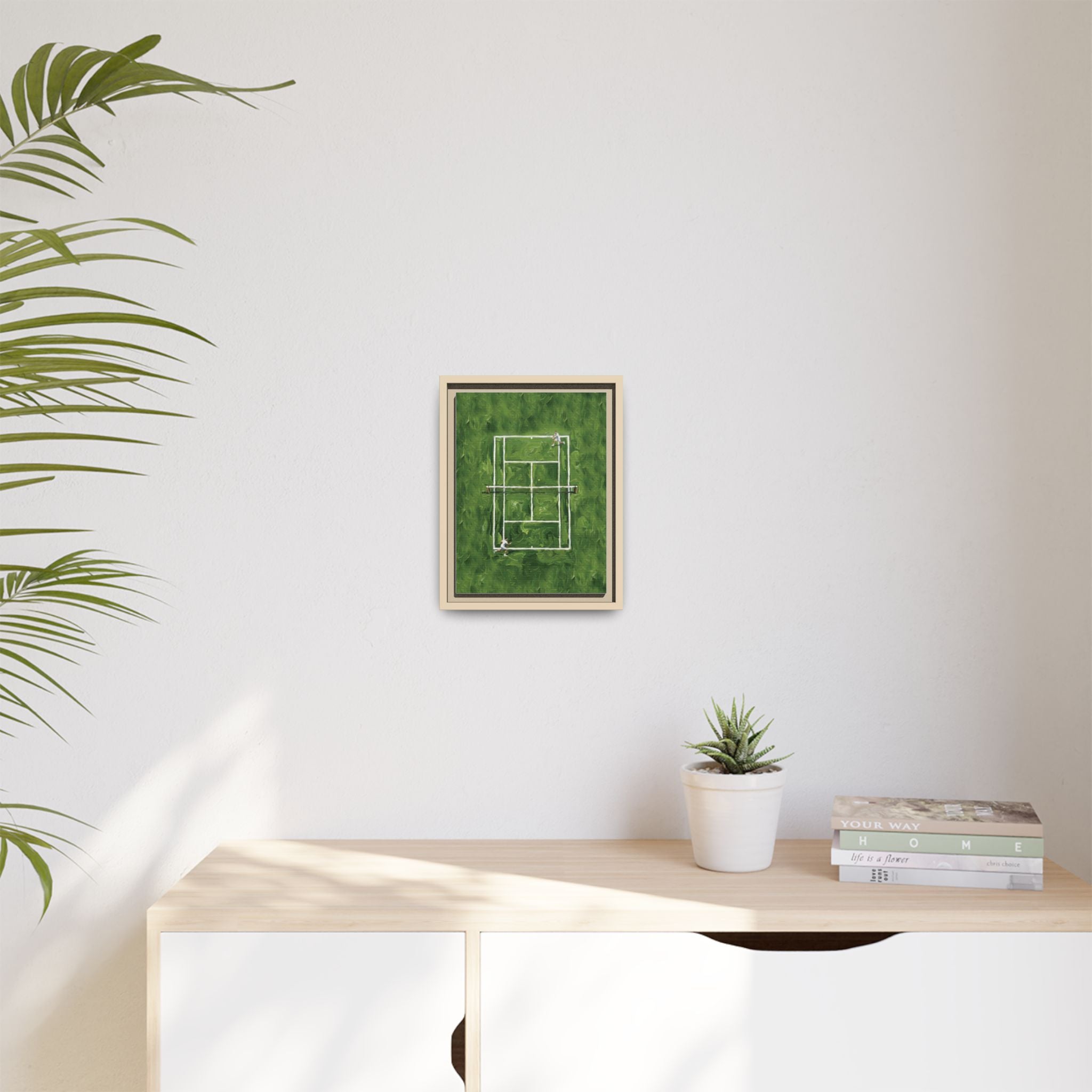 The Lawn - Canvas with Wooden Frame