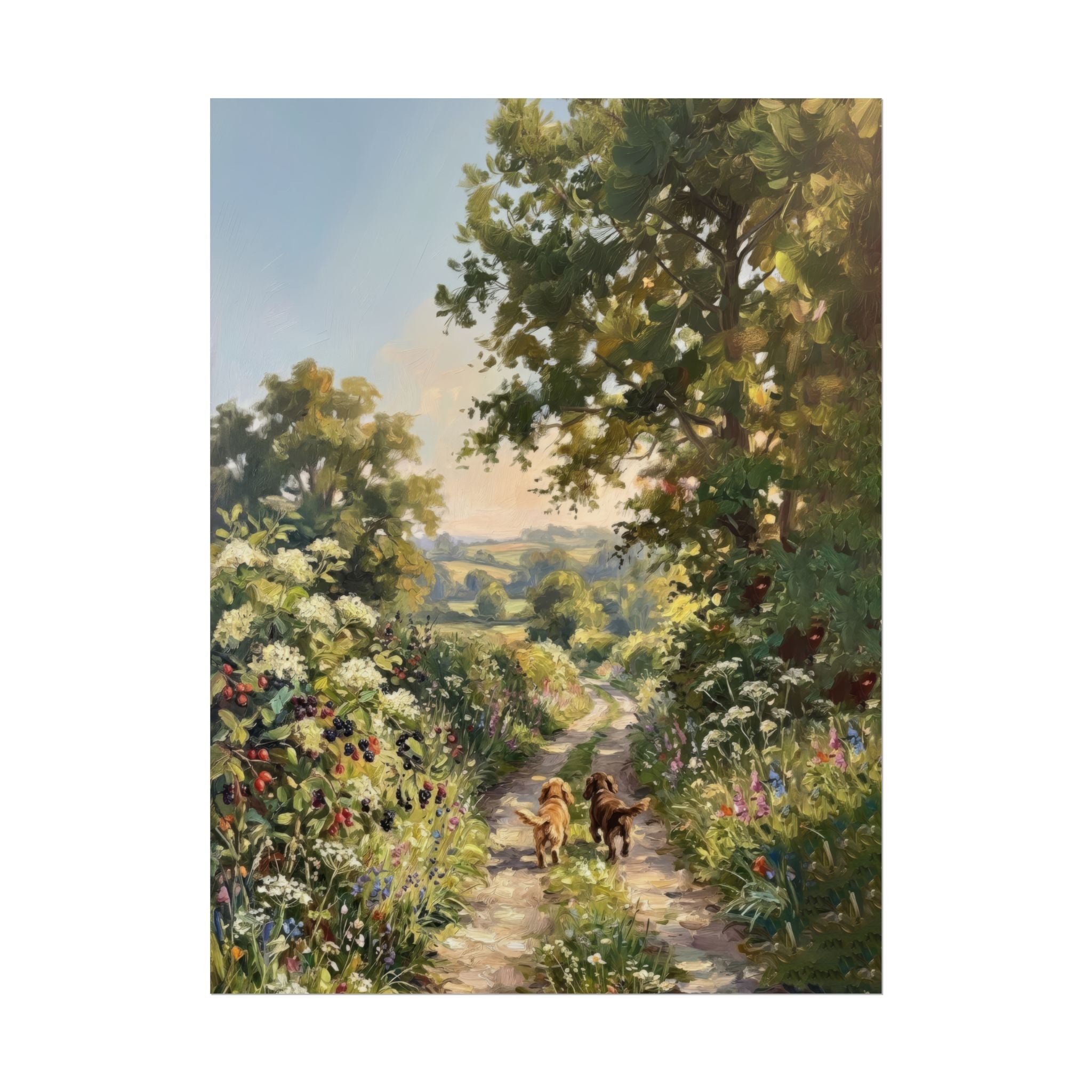 The Bramble Lane - Fine Art Print