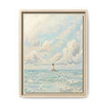 The Lighthouse - Print on Canvas with Wooden Frame