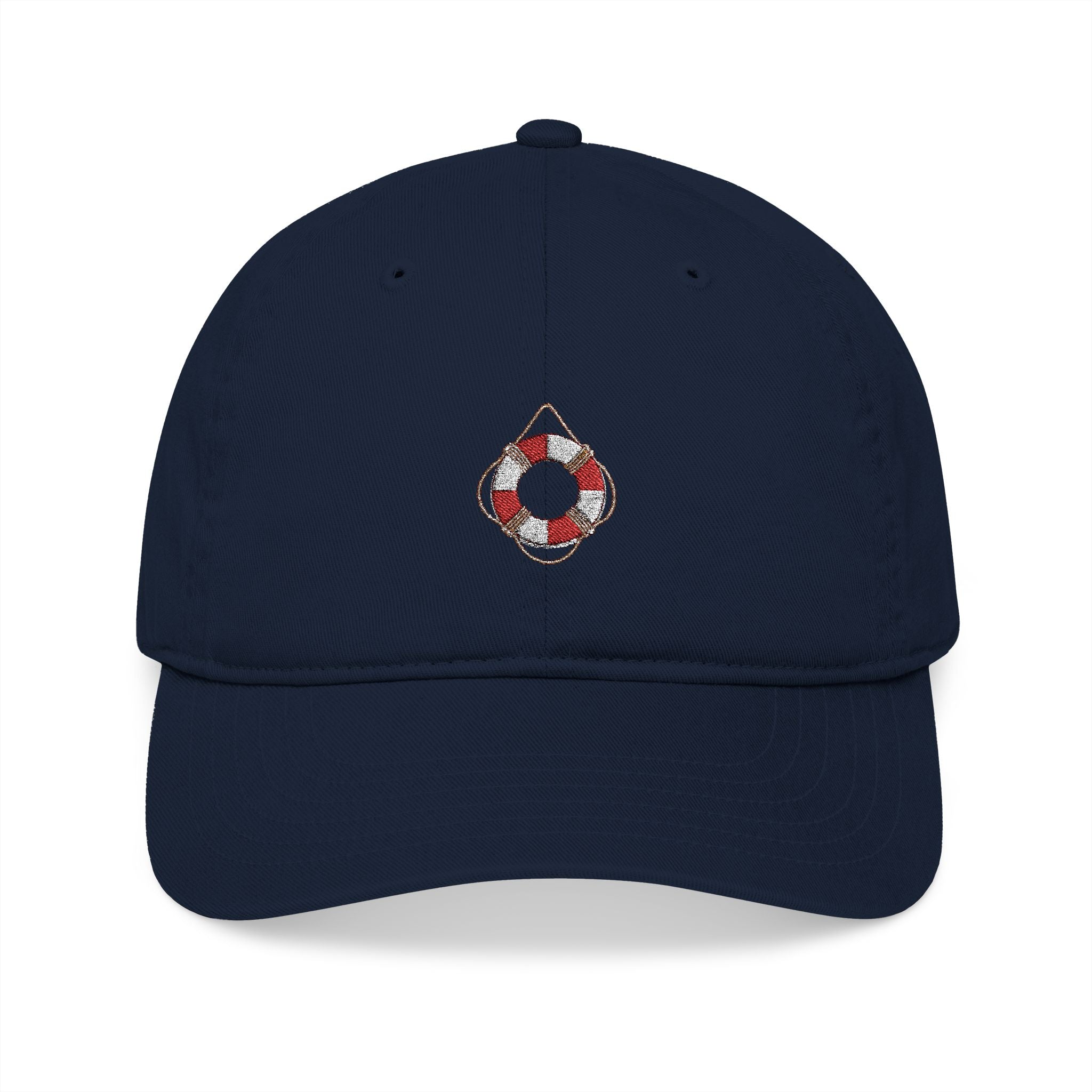 The Lifebuoy - Embroidered Organic Cotton Cap