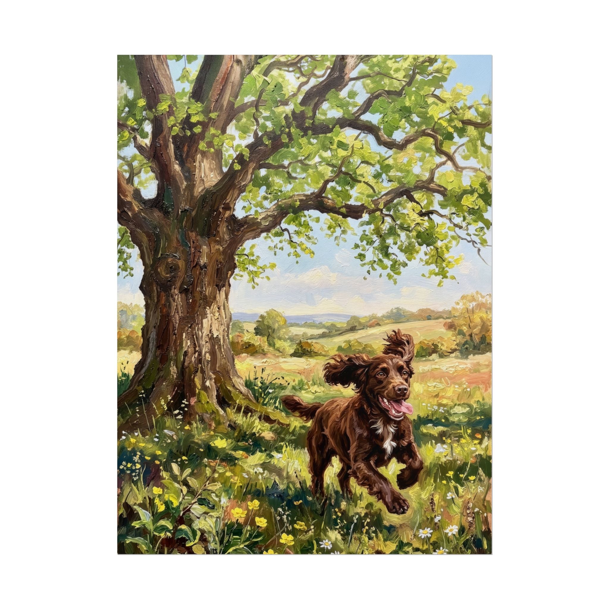 The Working Cocker - Fine Art Print