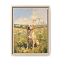 The Labrador - Print on Canvas with Wooden Frame