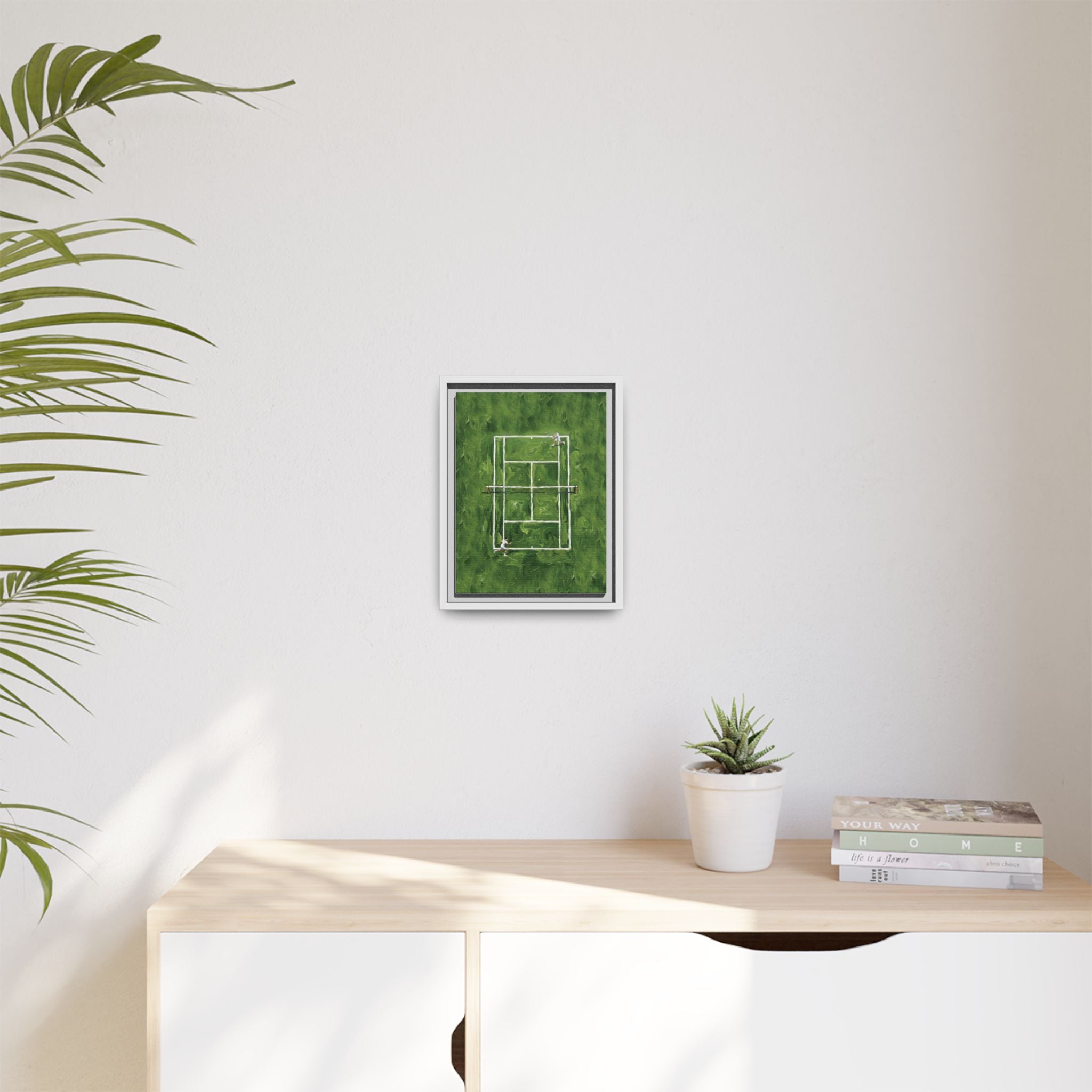 The Lawn - Canvas with Wooden Frame