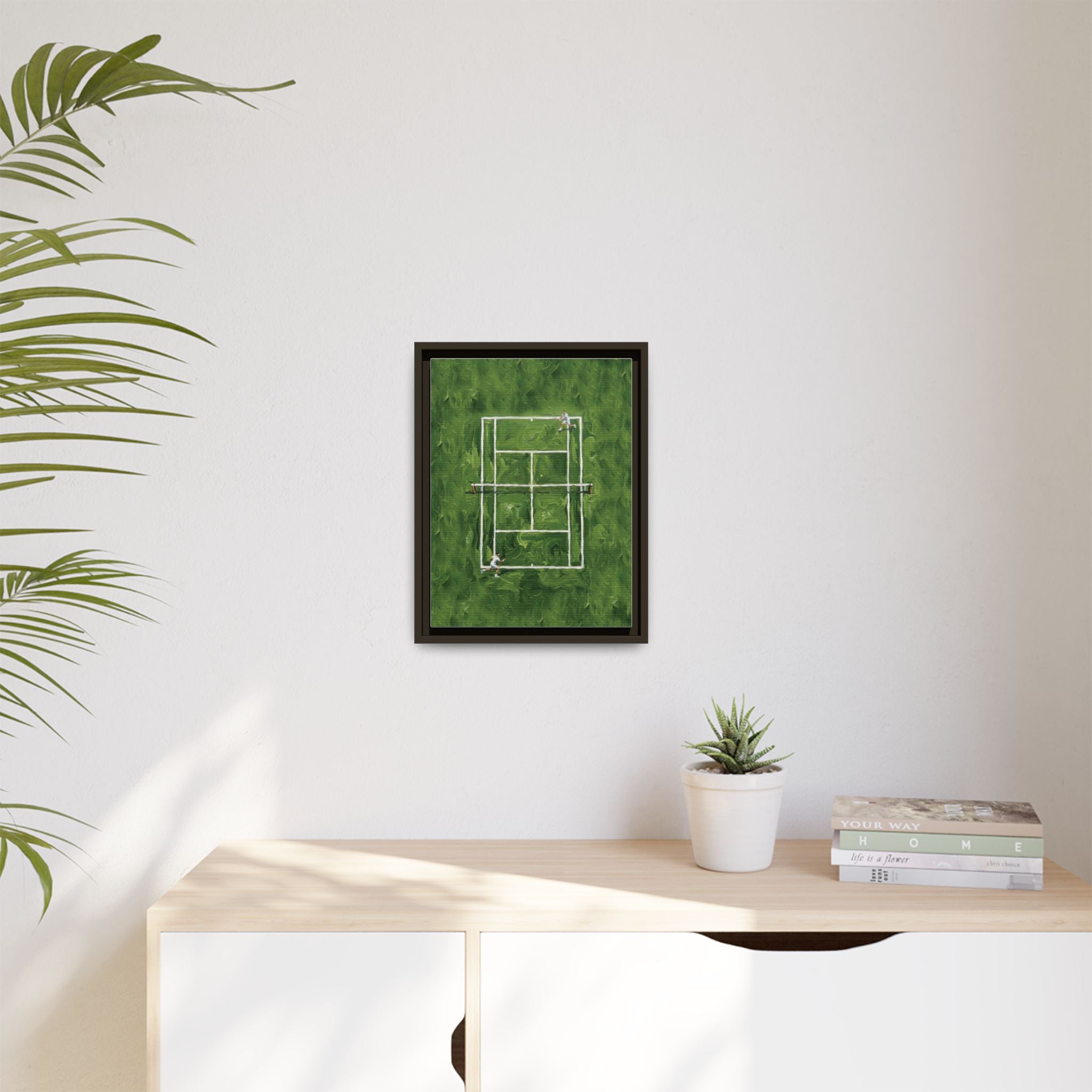 The Lawn - Canvas with Wooden Frame