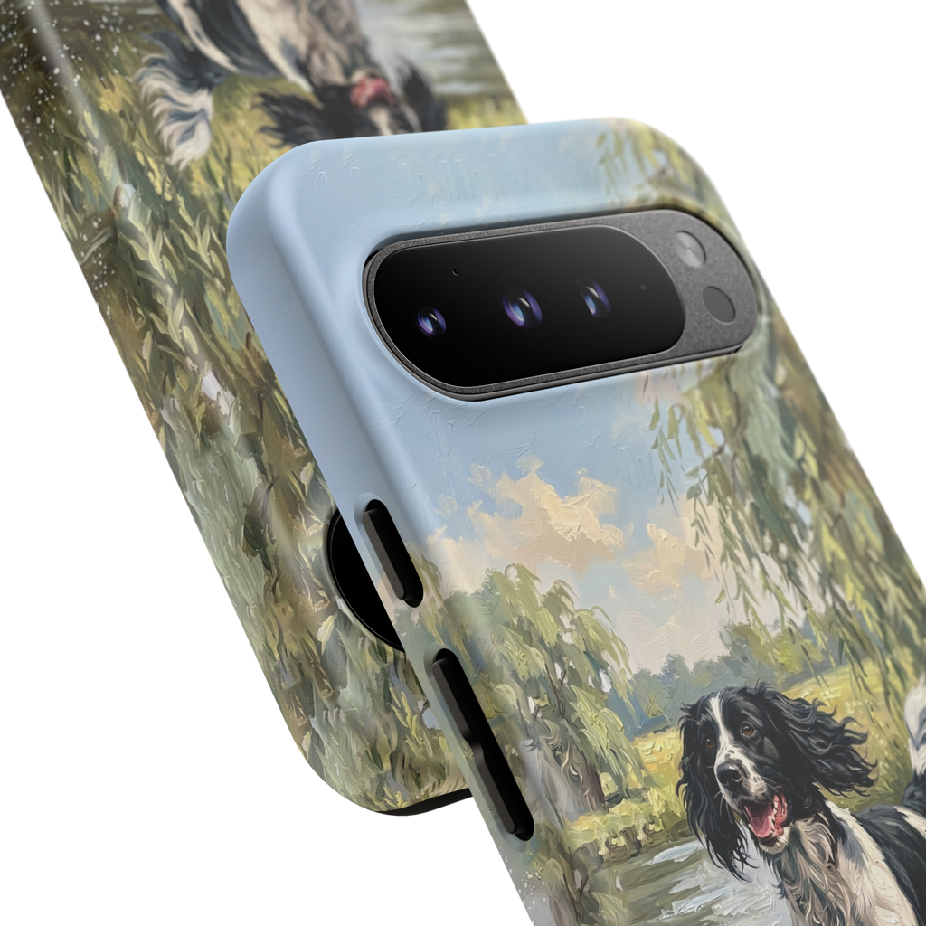 The Springer Spaniel (Black and white)