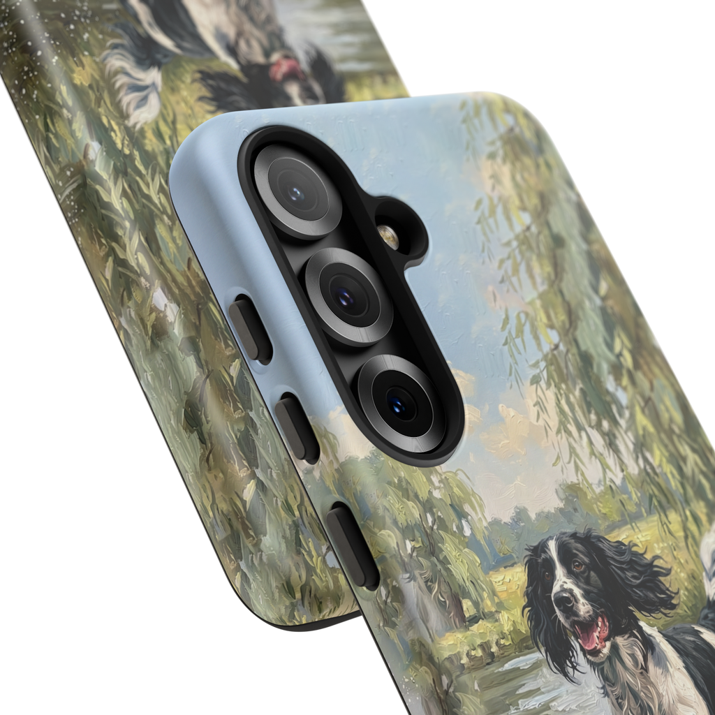 The Springer Spaniel (Black and white)